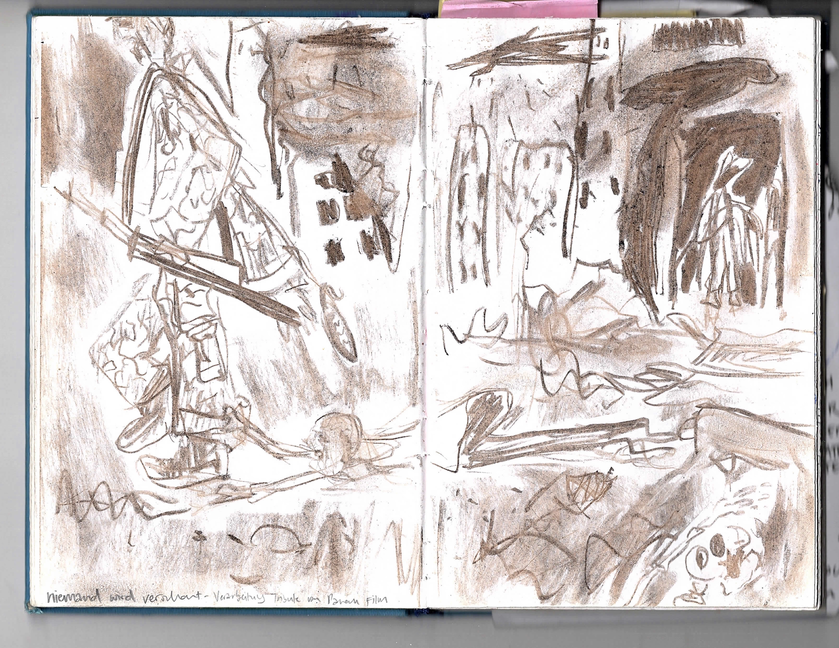 Ausschnitt aus Skizzenbuch 2023:24 b)